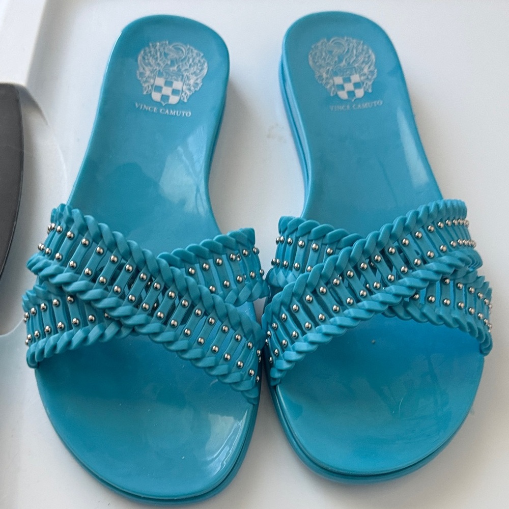 Vince Camuto Turquoise Studded Sandals